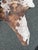 White 7ft X 8ft Hair on Hide Cow Print Area Rug For Sale - Image 8 of 12