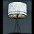 Black Tony Paul Black and White Mid-Century Modern Metal Wire Table Lamp For Sale - Image 8 of 9