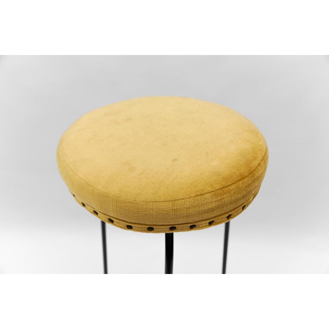 Mid-Century Modern Minimalistic String Bar Stools, 1950s, Set of 3 For Sale - Image 12 of 18