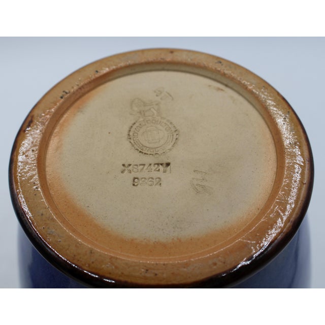 1920-1927 Pair of Arts & Crafts Vases by Royal Doulton, England For Sale In Raleigh - Image 6 of 6