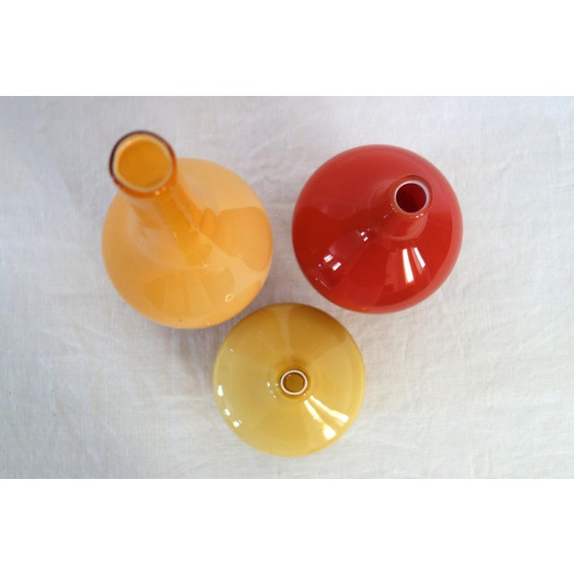 Ikea Blown Glass Salong Vases by Johanna Jelinek for Ikea, 1990s, Set of 3 For Sale - Image 4 of 16
