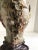 1920s Chinese Soapstone Hand Carved Floral & Bird Vase For Sale - Image 9 of 11