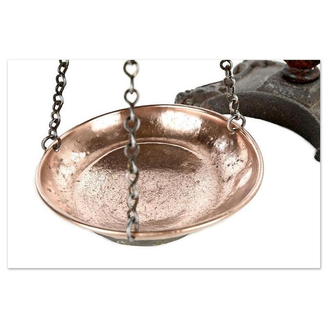 20th Century English Cast Iron Scale For Sale - Image 4 of 9