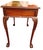 Elegant Chippendale Style Mahogany Writing & Console Table 1920 For Sale In Raleigh - Image 6 of 12