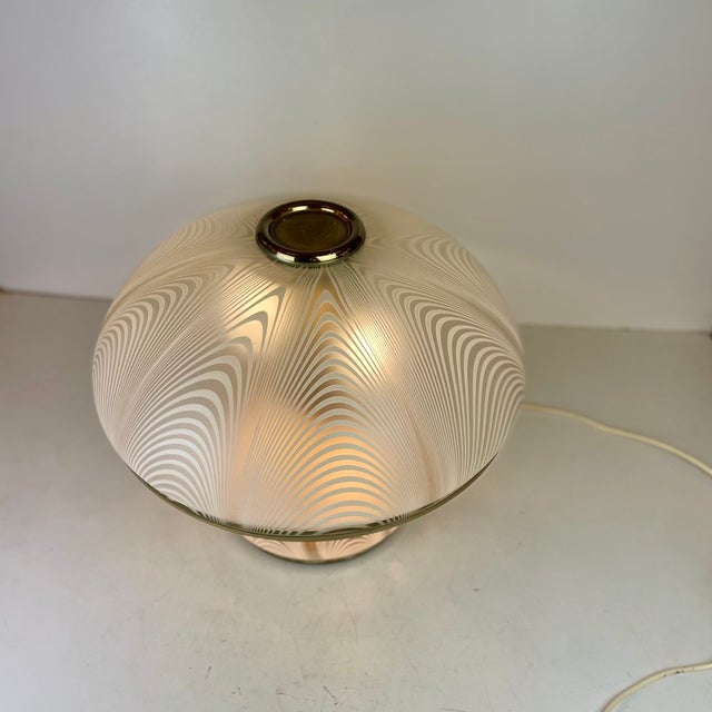 Murano Table Lamp in the style of Venini, 1980s For Sale - Image 3 of 18