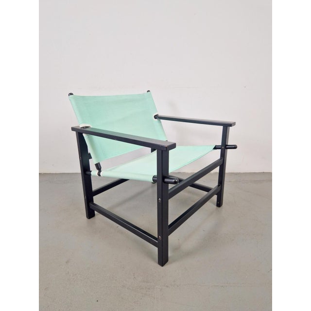 Vintage Safari Chair from Hyllinge Møbler, Denmark, 1970s For Sale - Image 9 of 9