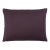 Schumacher Jumi Stonewashed Linen 18" Lumbar Pillow In Aubergine For Sale