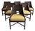 Late 20th Century Set of 6 Barbara Barry for McGuire Tobacco Cane Dining Chairs For Sale