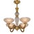 French Art Deco Chandelier by Boris Lacroix 1930s France For Sale