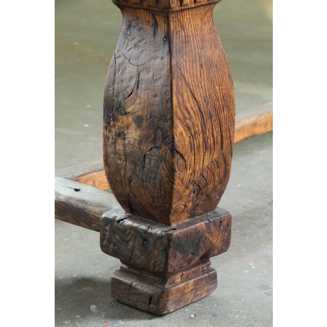 Large Vintage Danish Farmhouse Refectory Table, 1930s For Sale - Image 12 of 18