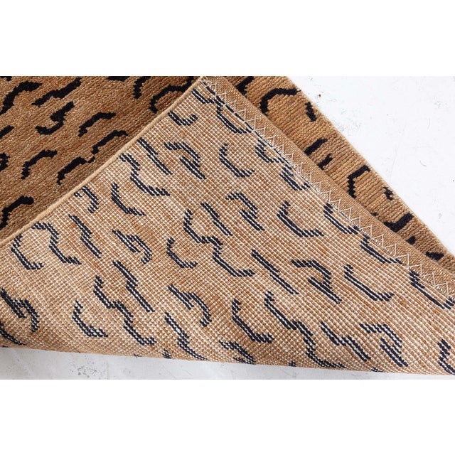 Modern Tibetan “Tiger” Wool Rug by Doris Leslie Blau For Sale - Image 4 of 5