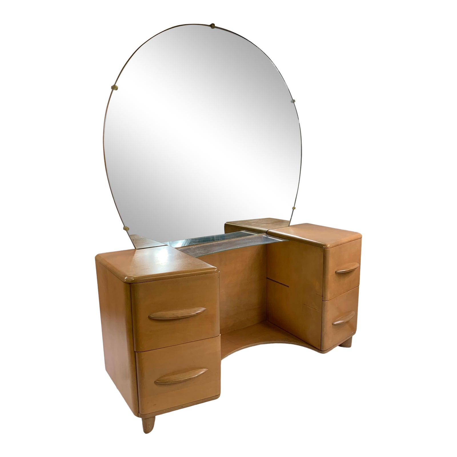 MidCentury Heywood Wakefield Champagne Vanity Chairish