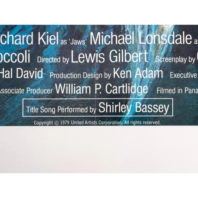 Moonraker, Roger Moore, Movie Poster For Sale - Image 10 of 14