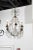 19th Century French Crystal Six-Light Chandelier with Iron Armature and Obelisk For Sale - Image 10 of 12