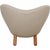 Pelikan Chair in Beige Fabric by Finn Juhl For Sale - Image 3 of 13