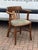Edwardian Oak Desk Chair For Sale - Image 6 of 6