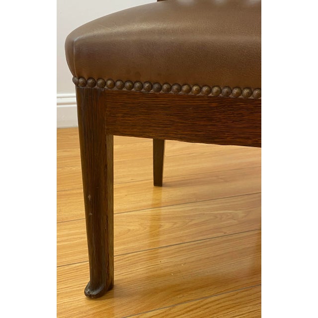 1920s Arts & Crafts American Oak Side Chair C.1920 For Sale - Image 5 of 8