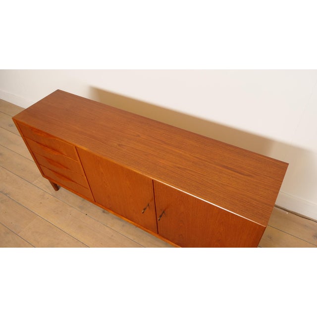 Vintage Teak Sideboard by Erling Torvits for Klim Mobelfabrik, 1960s For Sale - Image 11 of 12