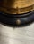 Lane  brutalist Mid 20th Century Mid-Century Modern Brutalist Style Gold-Tone Table Lamp With Drum Shade For Sale - Image 4 of 8