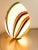 Multicolored Murano Glass Egg Lamp For Sale - Image 12 of 15