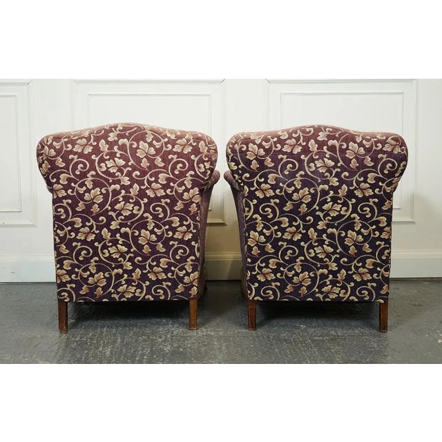 Victorian Fabric Bergere Suite Sofa and Armchairs, Set of 3 For Sale - Image 13 of 17
