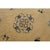 1900s Beige Floral Minimalist Deco Antique Peking Wool Knotted Small Rug For Sale - Image 9 of 10