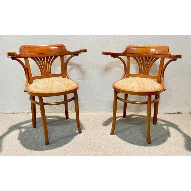 Brown Vintage Armchair from Thonet For Sale - Image 8 of 8