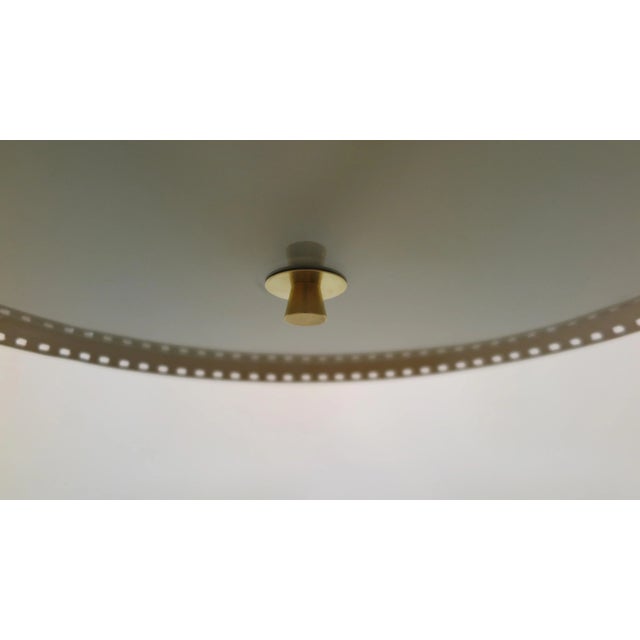 Brown 1940s Paavo Tynell Counter Balance Pendant Lamp For Sale - Image 8 of 11