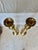 Mid 20th Century Brass Candleholders - A Pair For Sale - Image 10 of 13