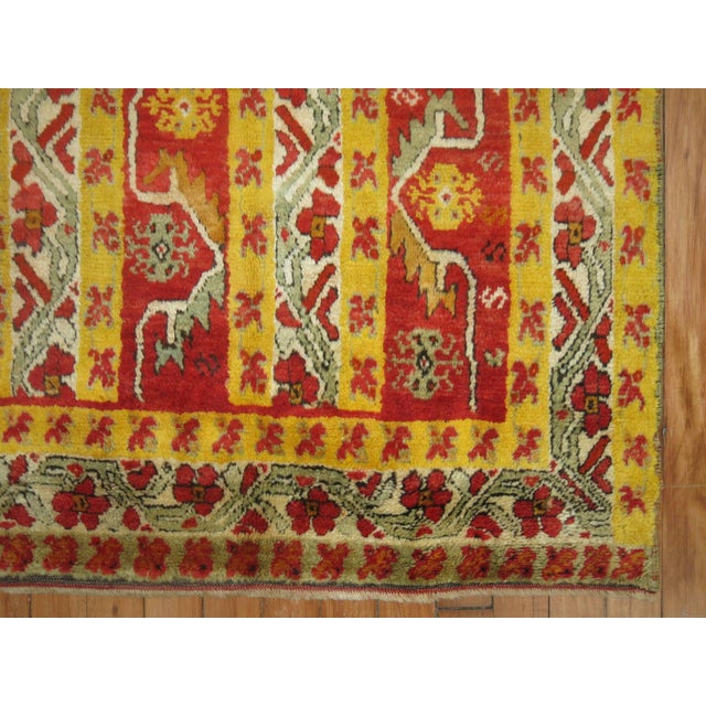 Antique Turkish Melas Rug - 3'10" x 6' For Sale In New York - Image 6 of 6