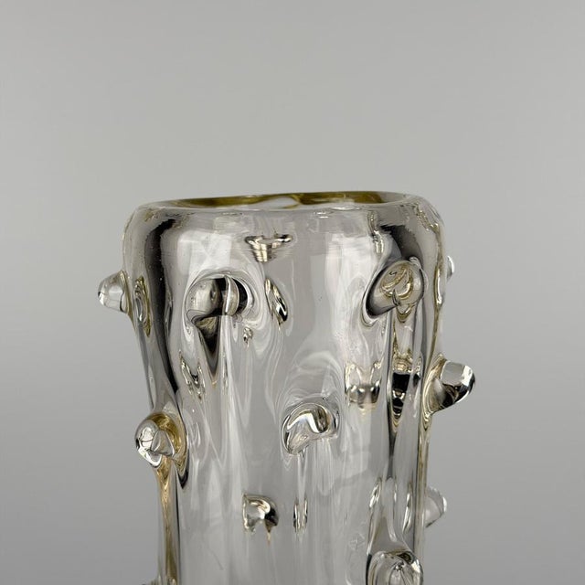 Vintage Mugnoni Murano Glass Vase by Ercole Barovier for Barovier & Toso, 1938 For Sale - Image 3 of 13