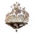 Mid 20th Century ncredible 6-Light Midcentury French Chandelier After Maison Baguès, Paris For Sale