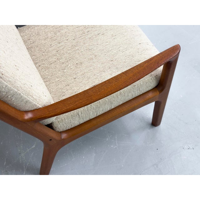 Senator Lounge Chairs in Teak and Wool by Ole Wanscher for Cado, 1960s, Set of 2 For Sale - Image 18 of 18