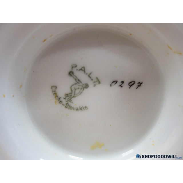 Czech Palt Gilt Porcelain Classical Scene Covered 1930s Sugar Bowl For Sale In San Diego - Image 6 of 17