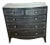 Antique Two Over Three Drawers - Painted Bow Front Chest of Drawers From England For Sale