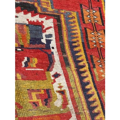 Colourful Kurdish Rug, 1890s For Sale - Image 12 of 18