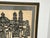 Mexican Arne Wolf Church in Fortin, Mexico Framed Wood Block Print, Circa 1962 For Sale - Image 3 of 11