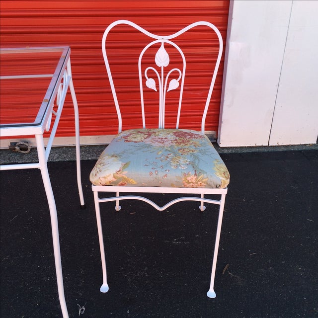 Vintage Metal Dining Set Chairish