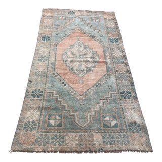 1960s Small Handknotted Bohemian Area For Sale