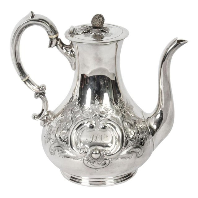 19th Century Victorian Silver Plated Coffee Pot from Boardman Glossop & Co For Sale - Image 15 of 15