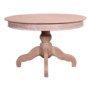 English Bleached Pine Breakfast Table, 1860 For Sale
