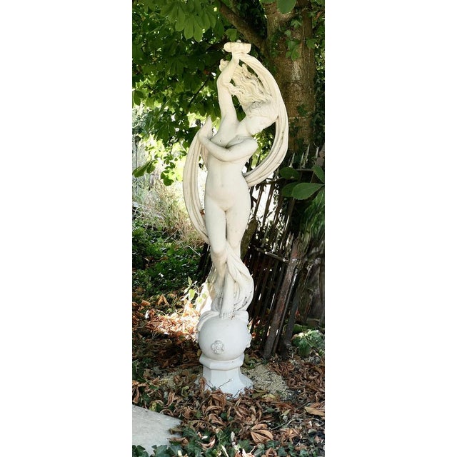 Dancing Maiden Marble Sculpture by Papini, 1950s For Sale - Image 10 of 14