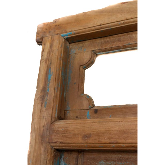 Transom Double Door With Mirrored Glass For Sale - Image 10 of 11