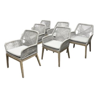 Essentials for Living Loom Armchairs, Set of Six For Sale