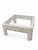 Wood 1980s Coastal White Woven Rattan Glass-Top Coffee Table For Sale - Image 7 of 7