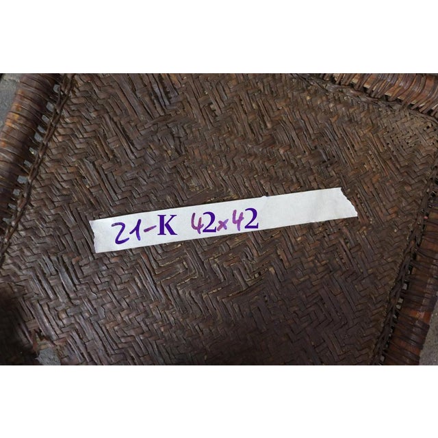 19th Century Low Cedar Stool, Nuristan, 1890s For Sale - Image 12 of 16