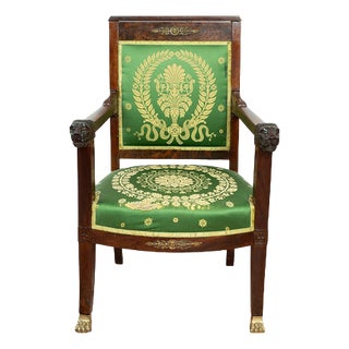 Antique French Armchair, 19th Century For Sale