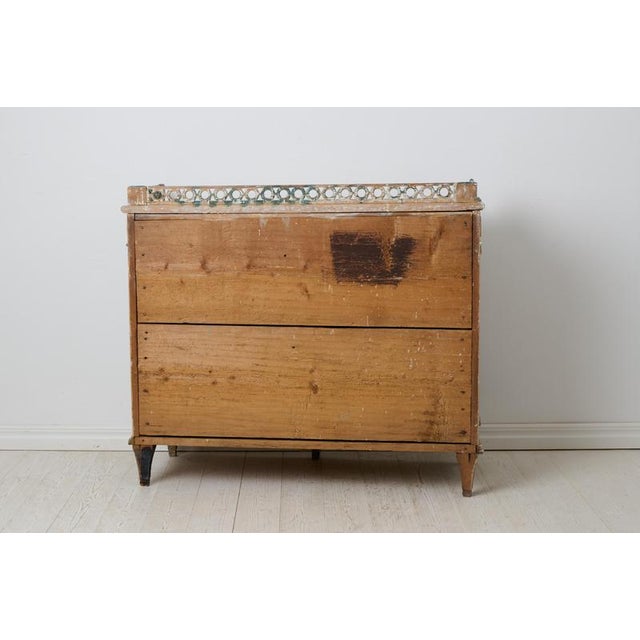 Wood Antique Swedish Country Buffet For Sale - Image 7 of 13