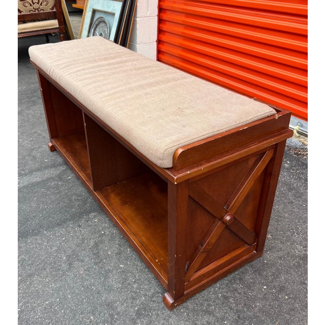 Storage Bench With Padded For Sale - Image 4 of 5
