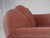 Vintage Danish Two-Seater Sofa in Salmon Pink Furniture Velour, 1950s For Sale - Image 13 of 18